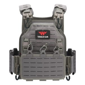 Color: Grey - Tactical Vest Outdoor Training Waterproof And Wear-resistant