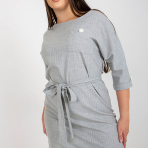 grey - Plus size dress model 174936 Lakerta