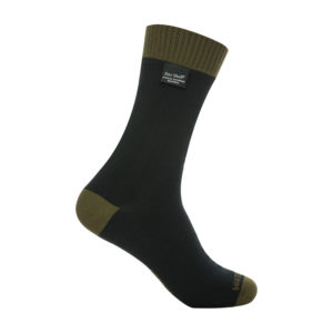 Color: Medium tube army green, Size: M - Outdoor warm and breathable waterproof socks