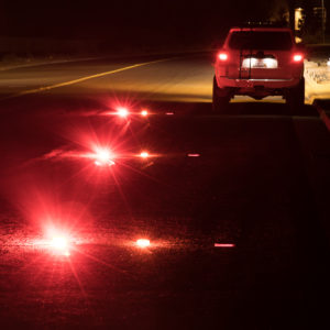 Heavy Duty Strobing LED Road Flare with Tool Set