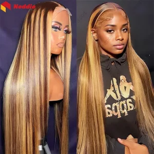 30in P4/27 Highlight Straight Lace Wig