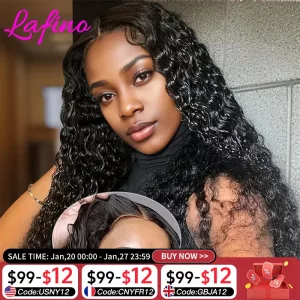 #6 22-Inch Curly Glueless Lace Front Wig
