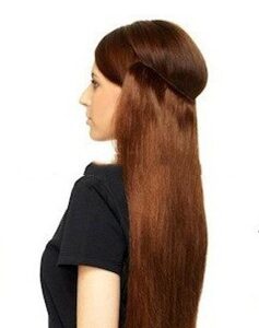 18in Real Hair Fishing Line Wig