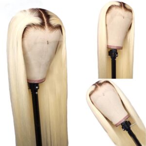 20" White Lace Human Hair Wig