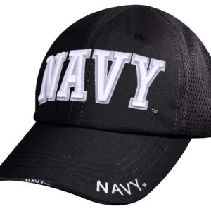 Rothco Navy Mesh Back Tactical Cap - Black