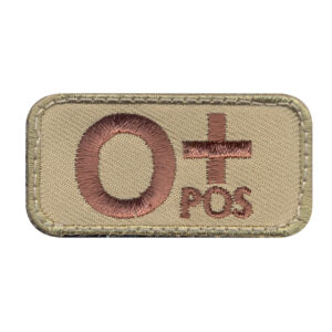 Rothco O Positive Blood Type Morale Patch