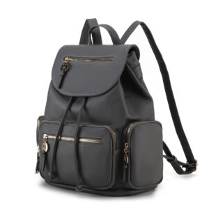 MKF Collection Ivanna Vegan Leather Womens Oversize Backpack by Mia K