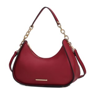 MKF Collection Lottie Vegan Leather Womens Shoulder Bag by Mia k. 
